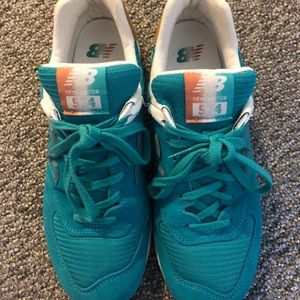 new balance iconic 574 in teal !!